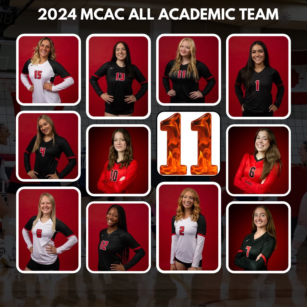 2024 MCAC All Academic Team - Voyageur Volleyball