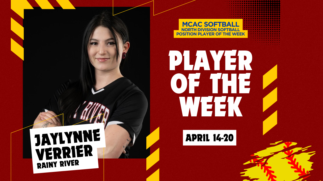 MCAC Softball Athletes of the Week: Week of April 14-20
